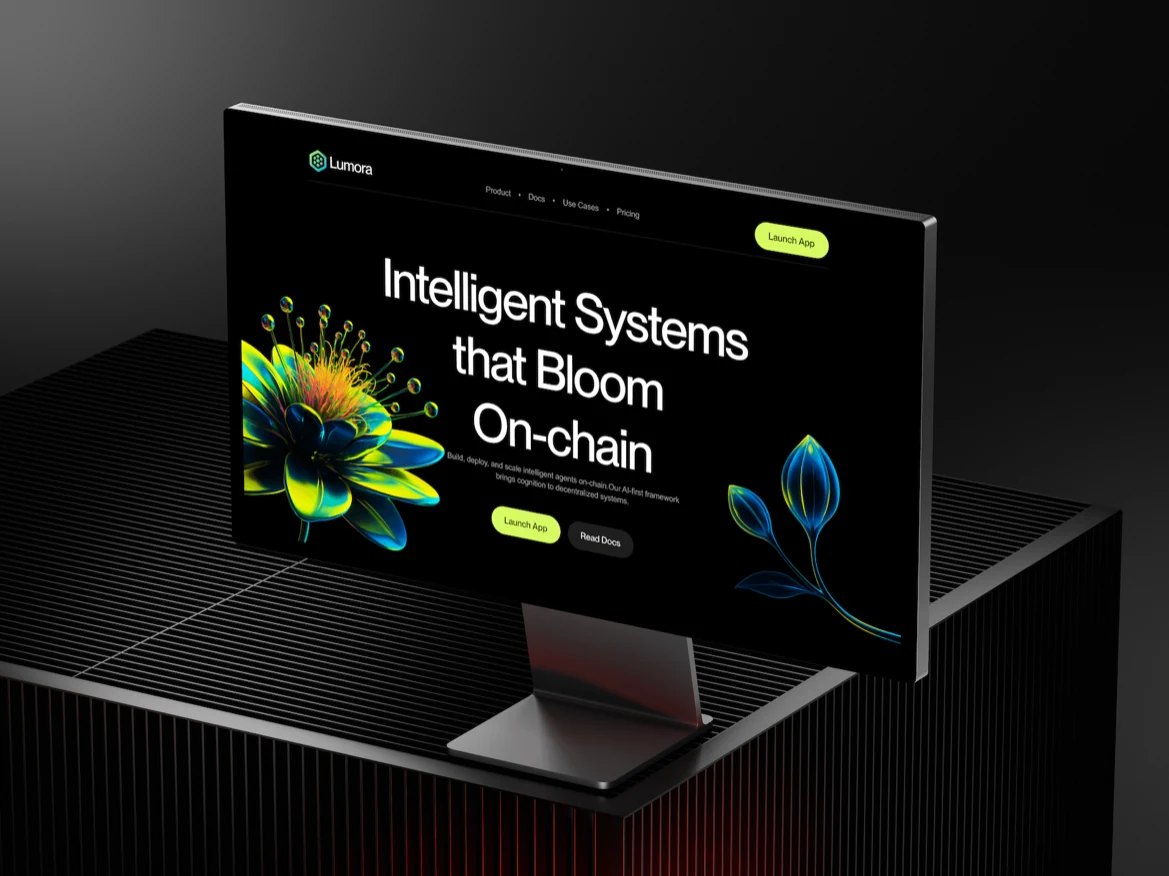 Lumora website design