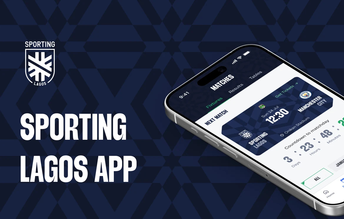 Sporting Lagos app design